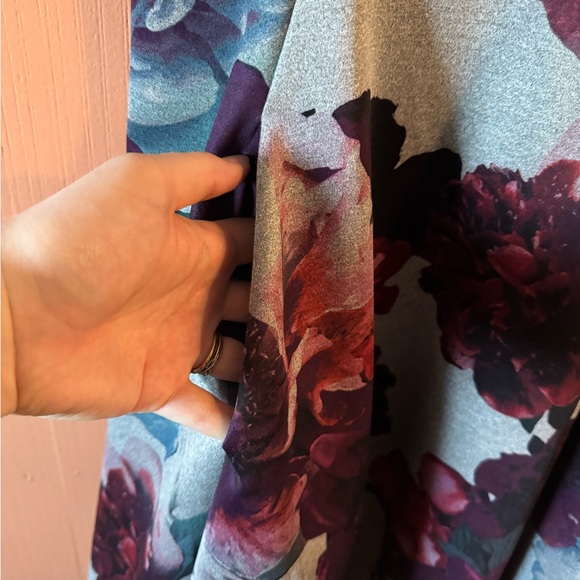 Calvin Klein Blue A-Line Midi Dress Sleeveless - Picture 2 of 4